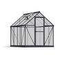Voir la diapositive 2 : Canopia by PALRAM Serre de jardin polycarbonate Mythos 6x8 m Grey