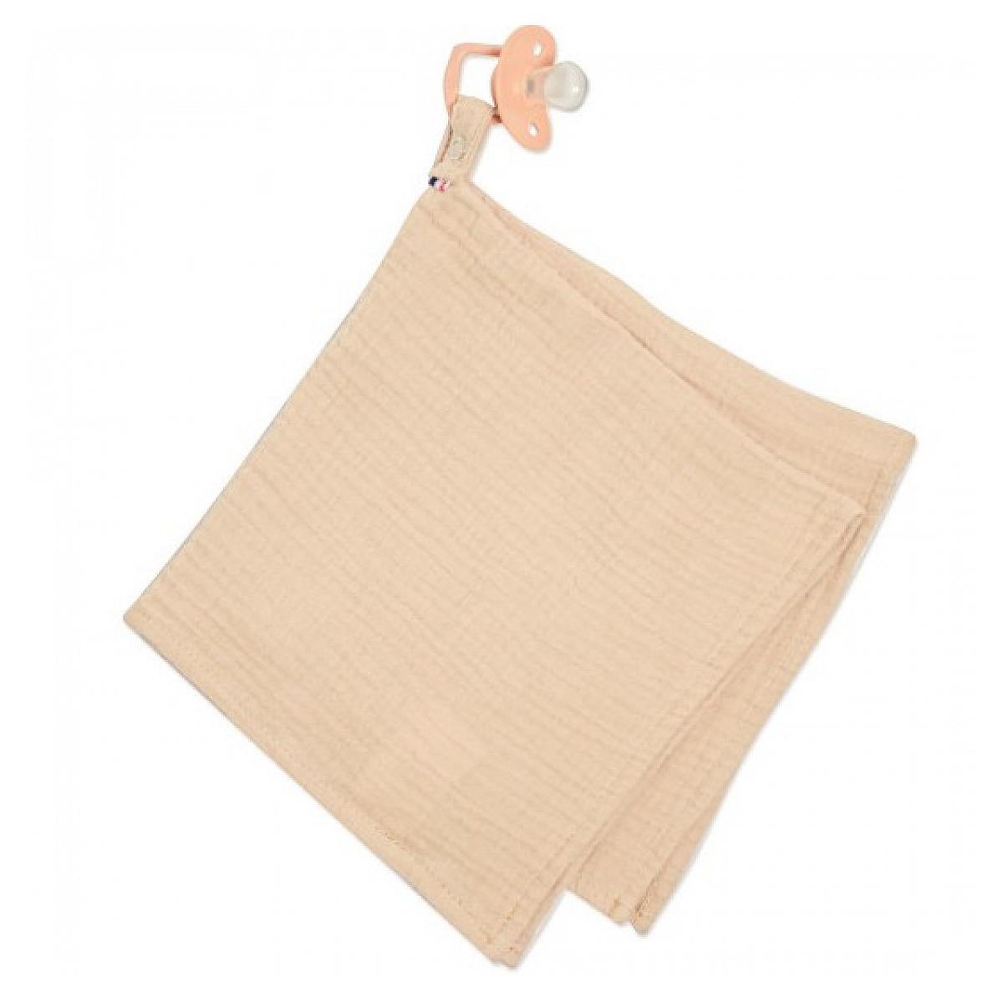 SEVIRA KIDS Doudou lange attache tetine - Jeanne ecru