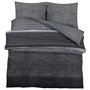 Voir la diapositive 2 : VIDAXL Ensemble de housse de couette gris fonce 200x220 cm Coton