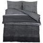 Voir la diapositive 2 : VIDAXL Ensemble de housse de couette gris fonce 200x220 cm Coton
