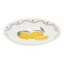 Voir la diapositive 3 : SECRET DE GOURMET Lot de 6 Assiettes à Dessert  Citron  19cm Multicolore