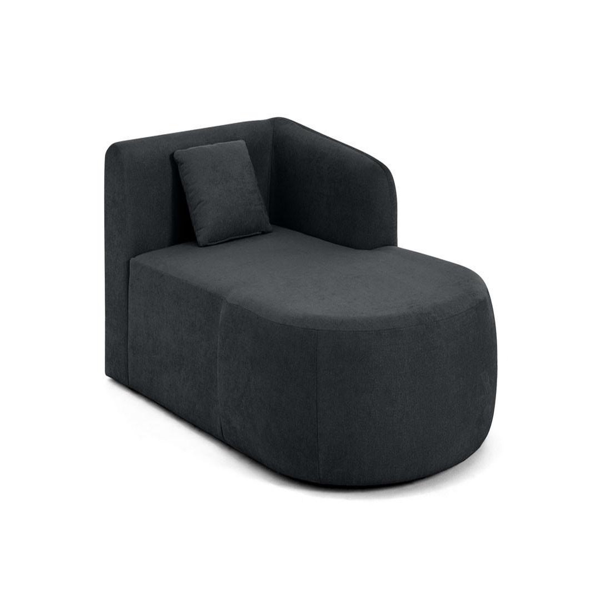 Voir la diapositive 1 : LISA DESIGN Ikare - module d'assise méridienne droit - en tissu