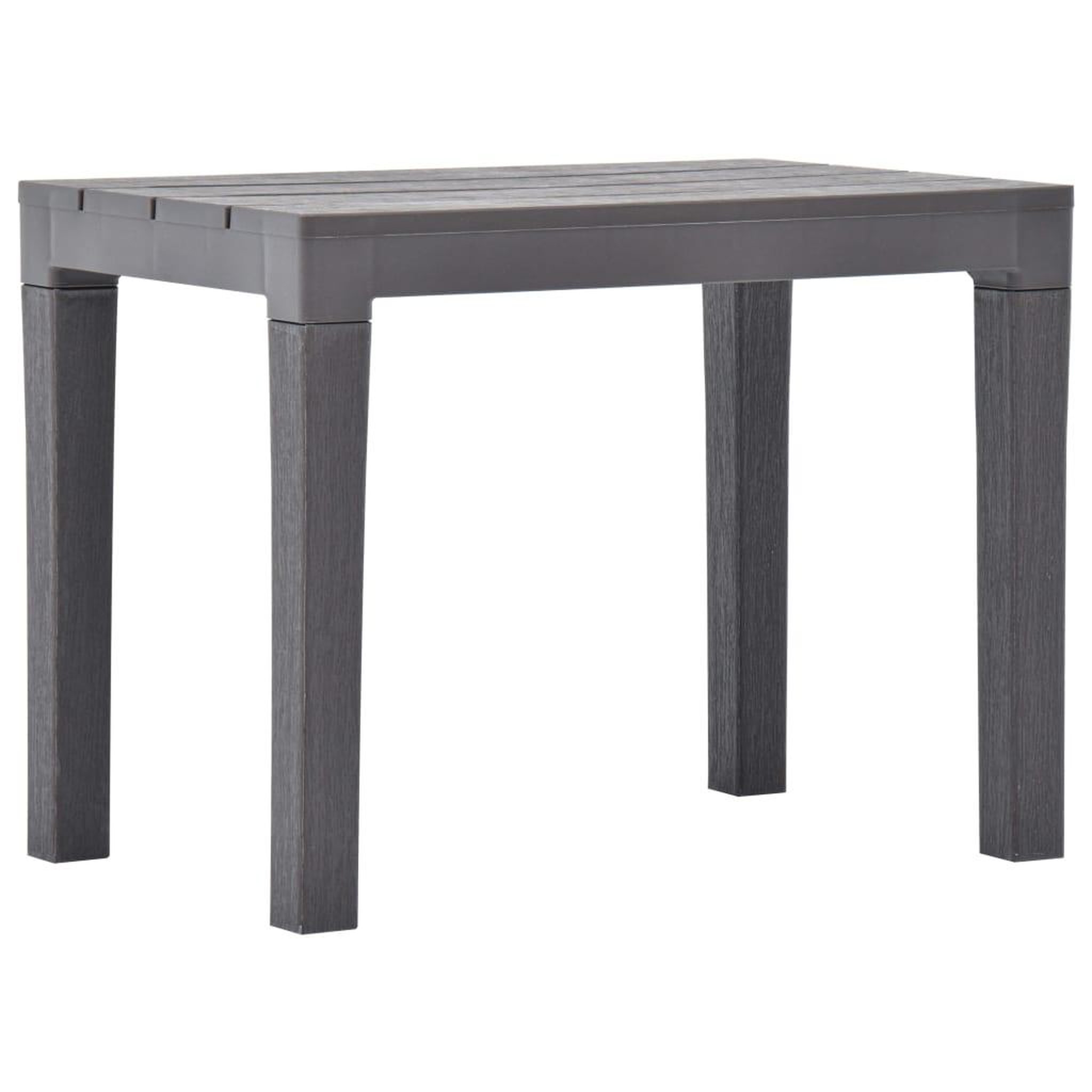 Voir la diapositive 2 : VIDAXL Bancs de jardin lot de 2 Moka Plastique