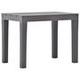 Voir la diapositive 2 : VIDAXL Bancs de jardin lot de 2 Moka Plastique