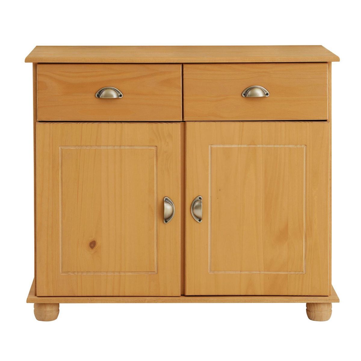 IDIMEX Buffet COLMAR en pin massif, 2 tiroirs et 2 portes