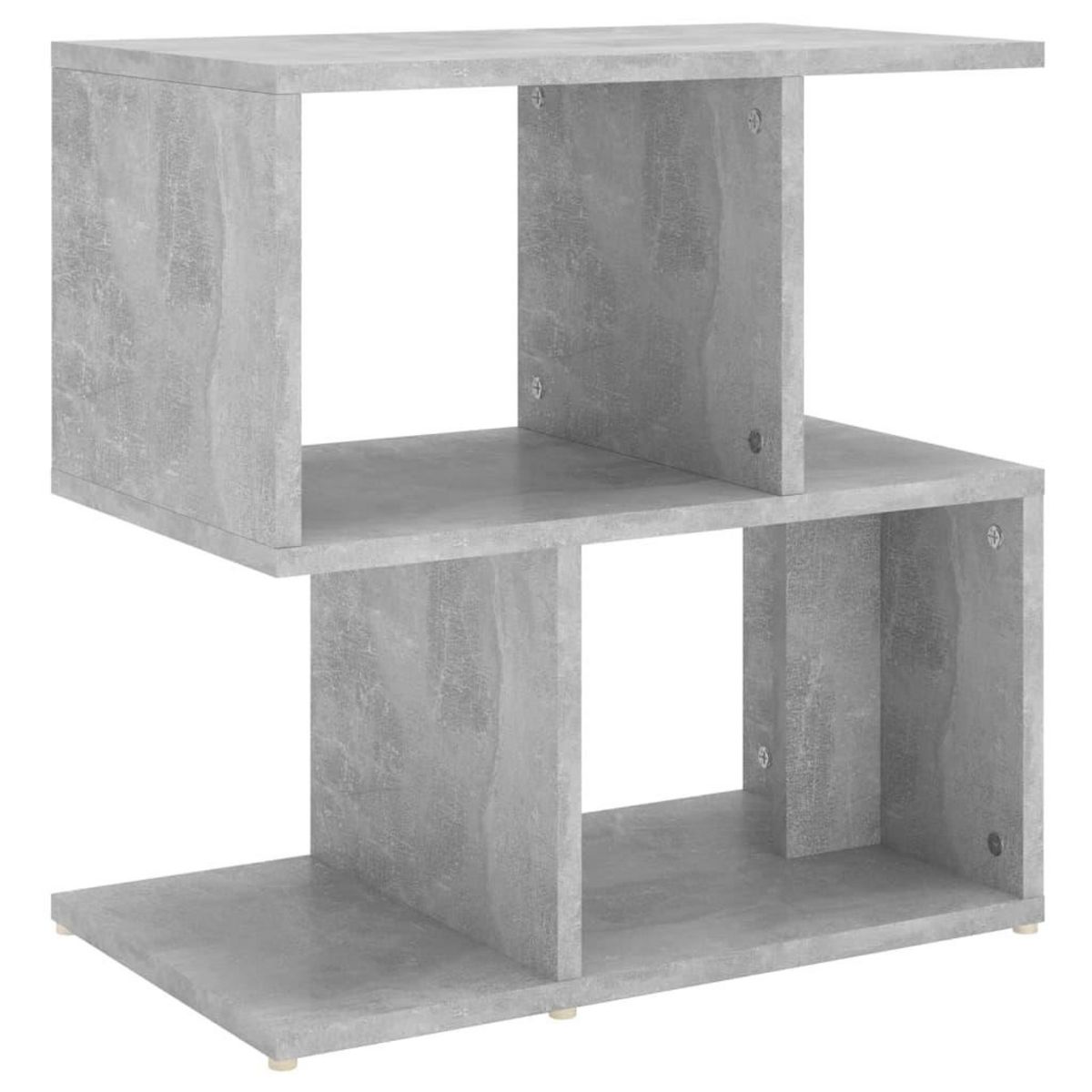 VIDAXL Table de chevet gris beton 50x30x51,5 cm bois d'ingenierie