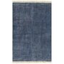VIDAXL Tapis Kilim Coton 200 x 290 cm Bleu