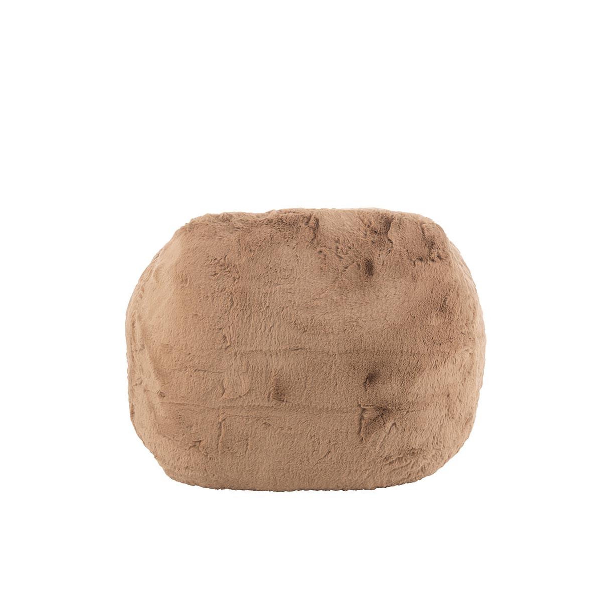 Voir la diapositive 4 : J-LINE Fauteuil en tissu  cutie  99cm taupe