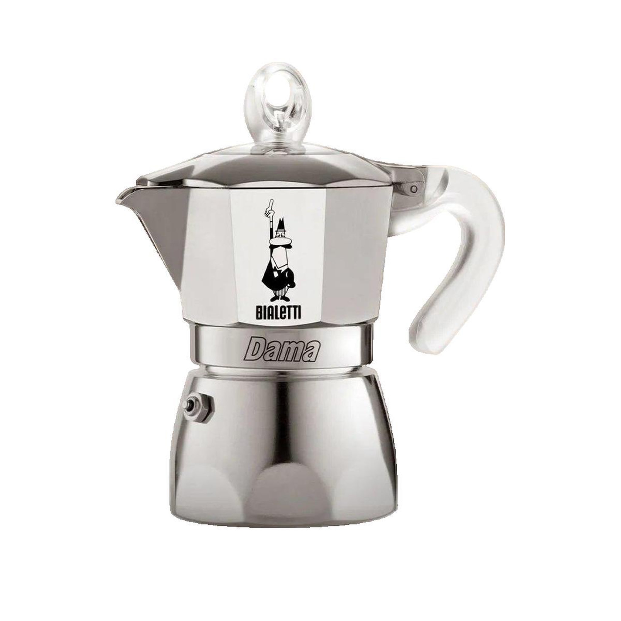 Voir la diapositive 2 : BIALETTI Cafetière Moka Bialetti Dama Pure Ice Métallique