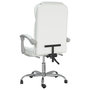 Voir la diapositive 5 : VIDAXL Fauteuil inclinable de bureau Blanc Similicuir