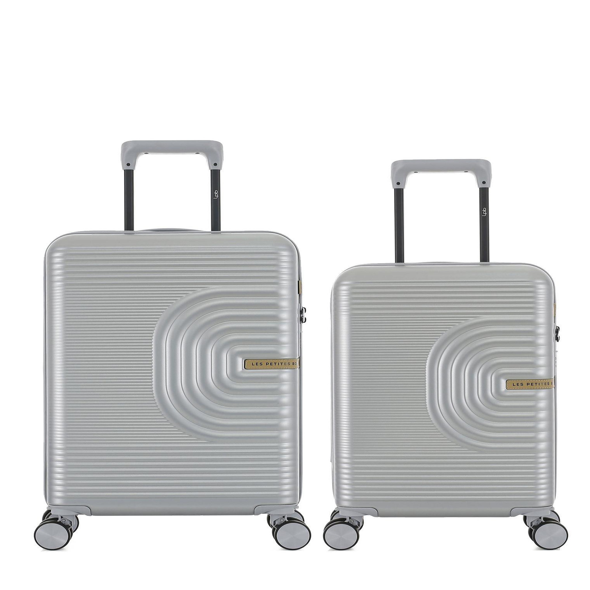 LES P'TITES BOMBES LPB Lot de 2 Valises Rigides Cabine et Cabine XS CELIA