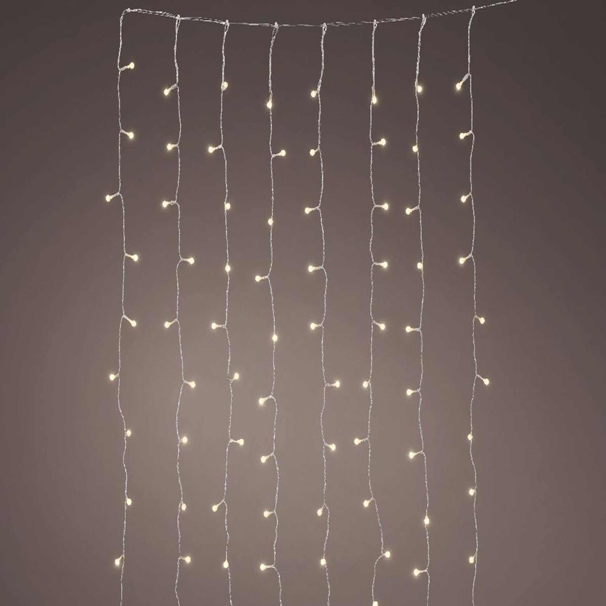 JARDIDECO Guirlande extérieure LED blanc chaud pour parasol fixe - Jardideco