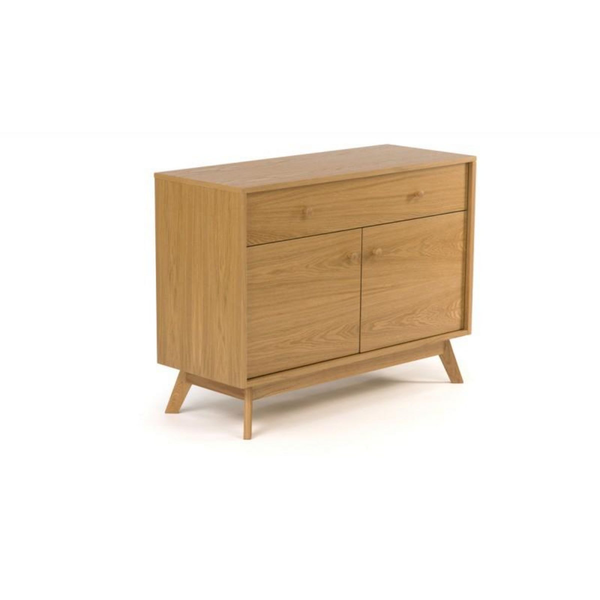 Paris Prix Buffet 2 Portes & 1 Tiroir  Kensal  100cm Chêne