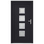 Voir la diapositive 3 : VIDAXL Porte d'entree anthracite 98x200 cm PVC
