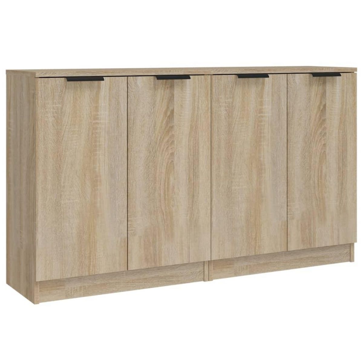 VIDAXL Buffets 2 pcs Chene sonoma 60x30x70 cm Bois d'ingenierie