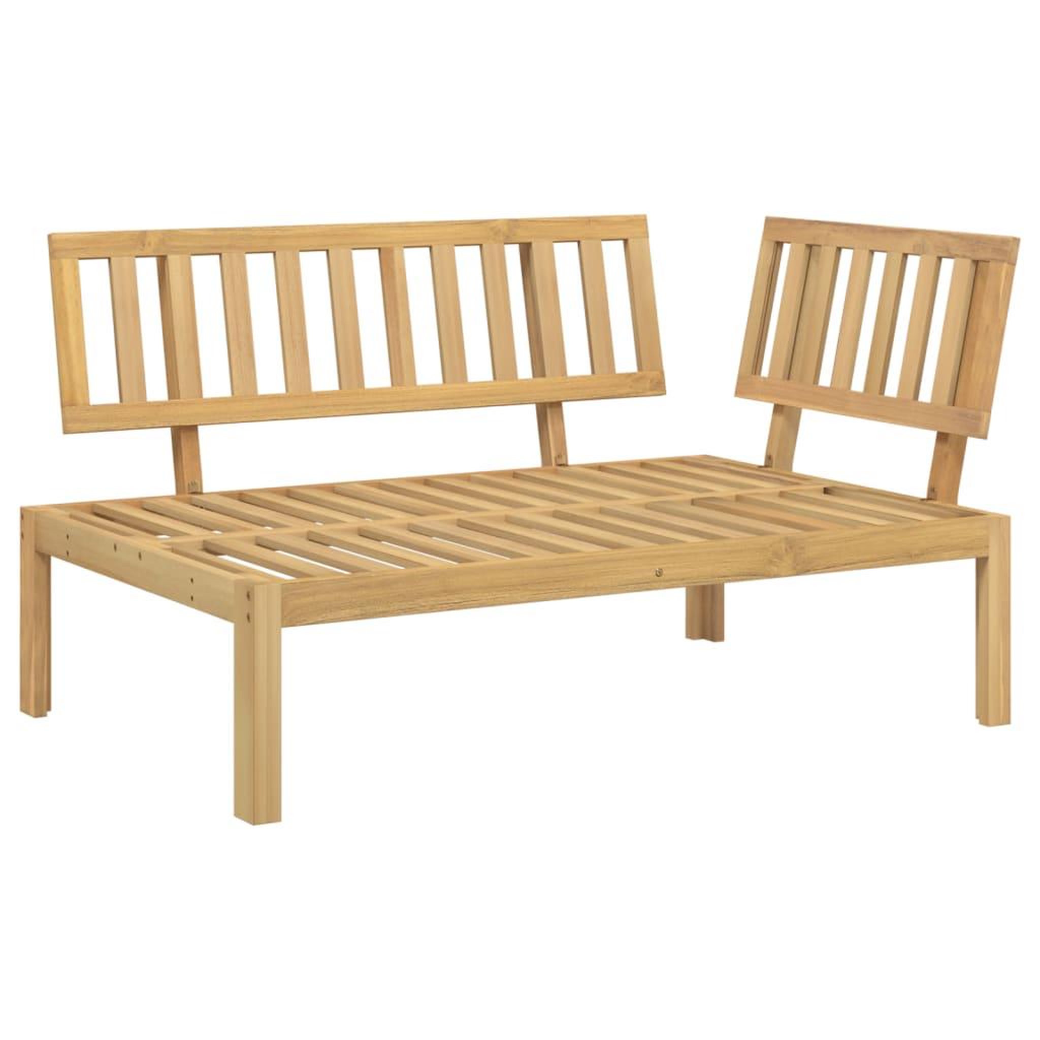 Voir la diapositive 2 : VIDAXL Canape d'angle palette de jardin bois massif d'acacia