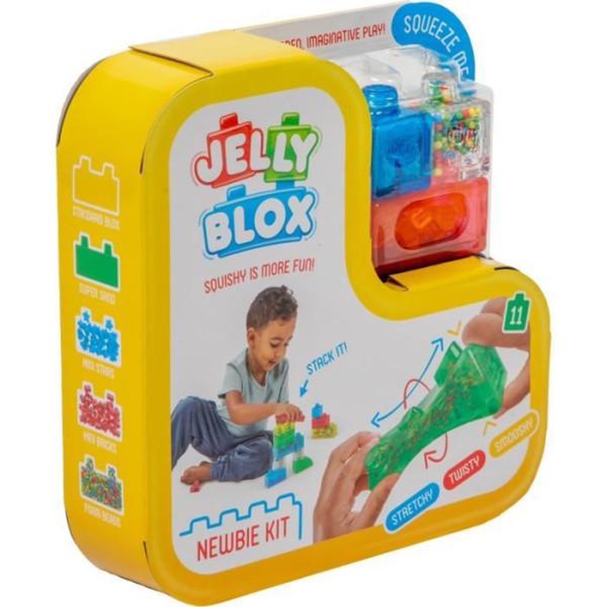 Voir la diapositive 2 : GOLIATH Jeu de construction - GOLIATH - Jelly Blox Newbie Kit - Blocs souples et tactiles des 2 ans