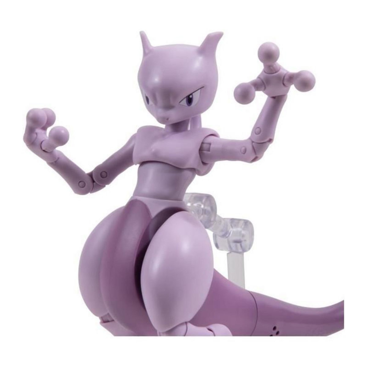 BANDAI Figurine - BANDAI - Pokémon Mewtwo - 12 cm, ultra articulée et tres détaillée