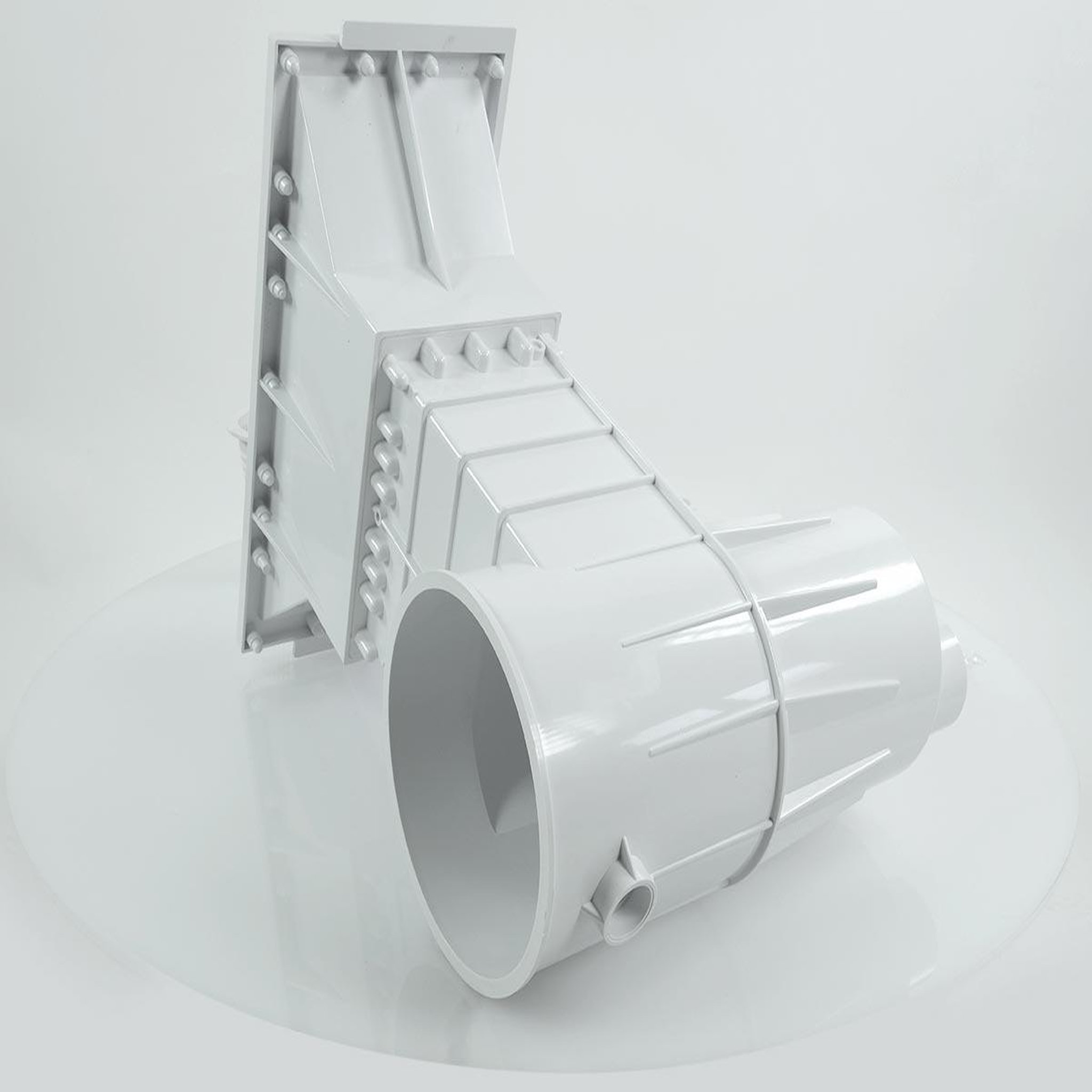 Voir la diapositive 4 : Hayward Skimmer premium grande meurtrière (béton) reconditionné - hayward