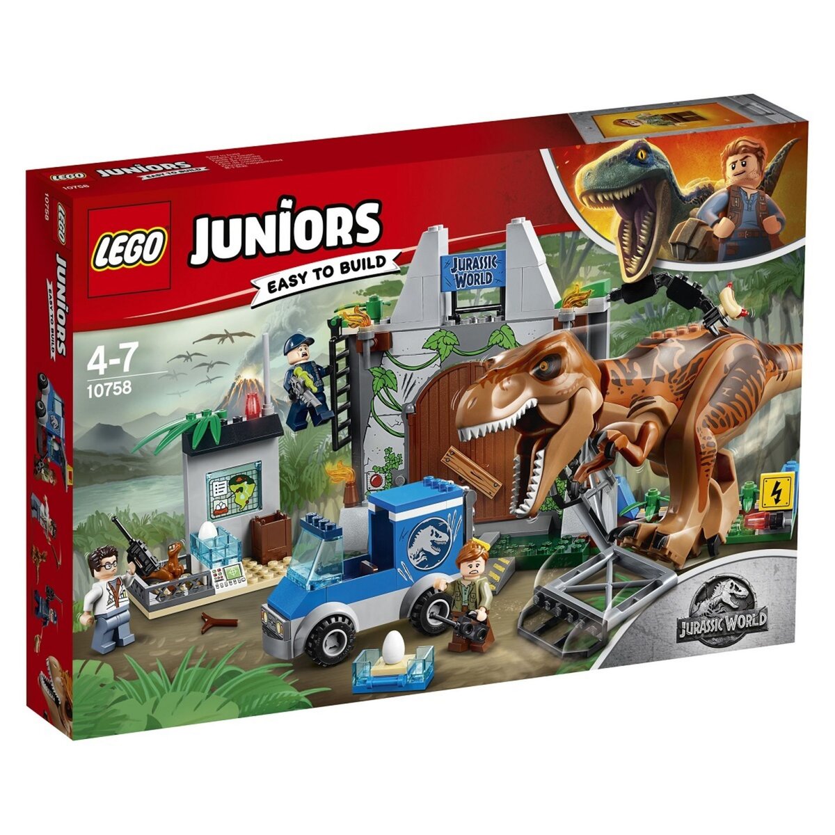 LEGO Juniors 10758 - L'évasion du tyrannosaure 