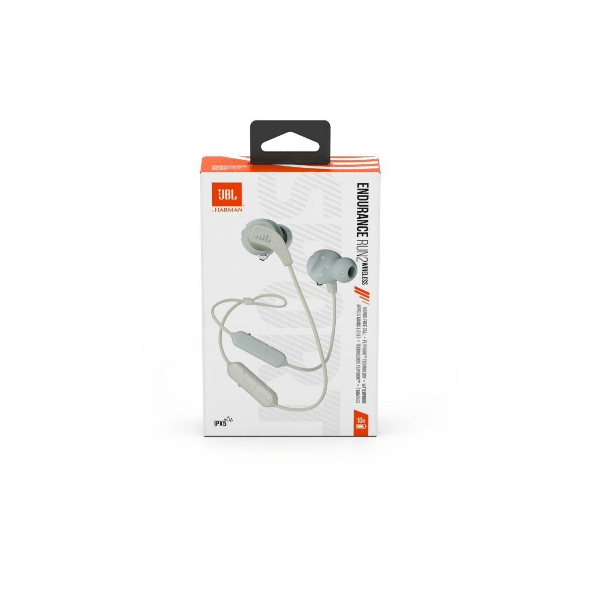 JBL Ecouteurs sport Endurance Run 2 BT Blanc