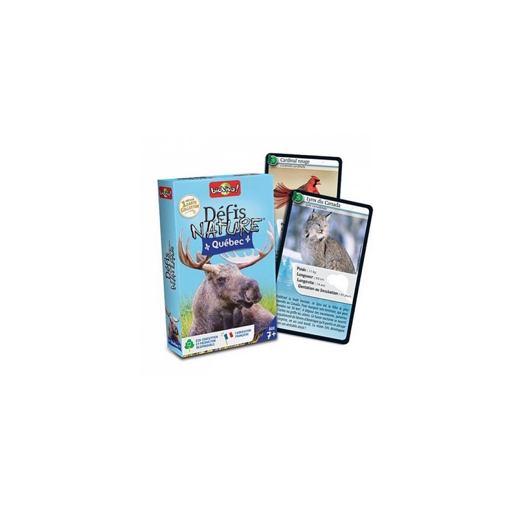 Bioviva Defis Nature Quebec jeu de carte