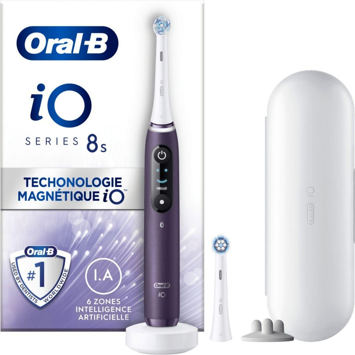 ORAL B Brosse à dents électrique IO8s serie s violet ametrine