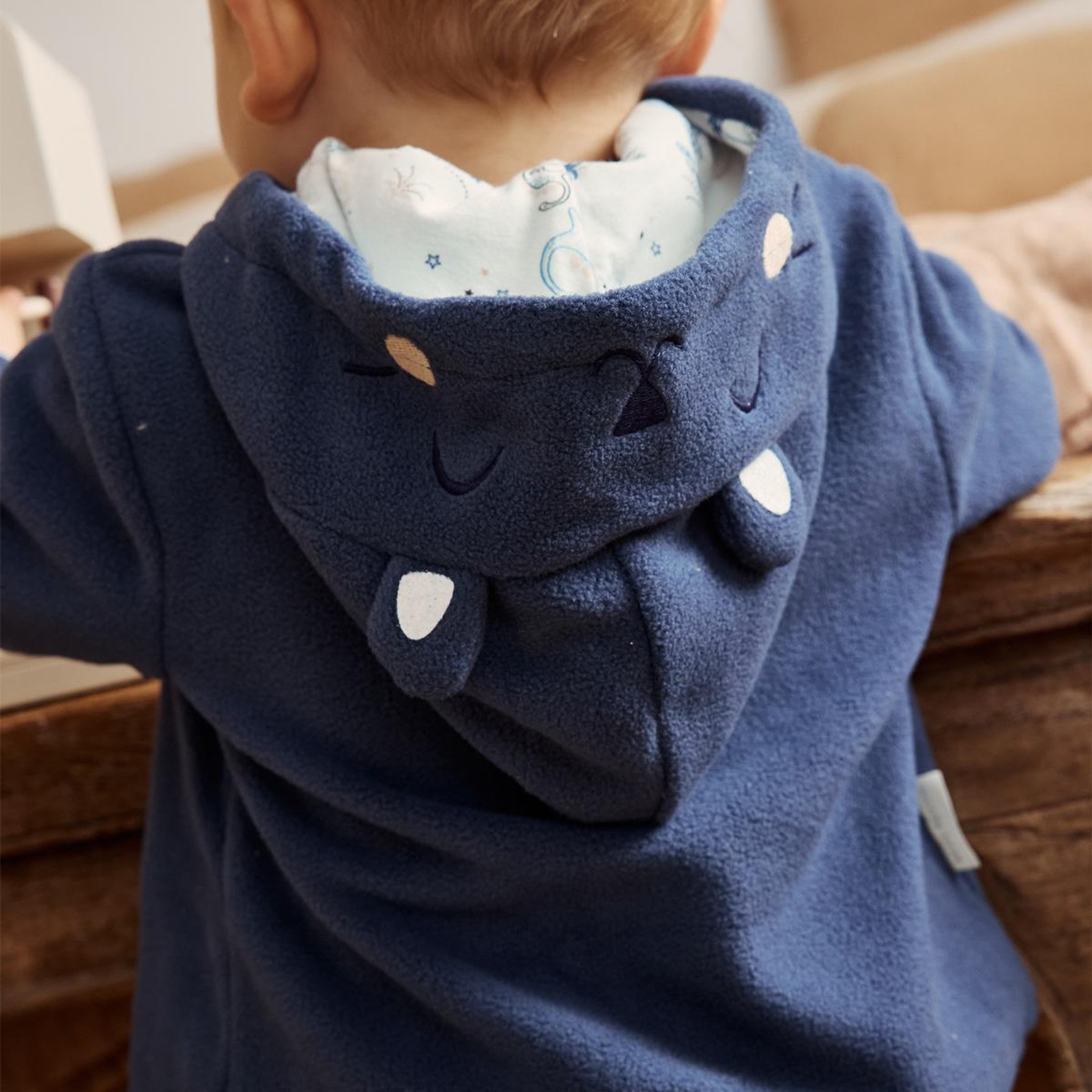 Voir la diapositive 6 : Petit Béguin Ensemble bébé veste en polaire et pantalon en molleton dune valley