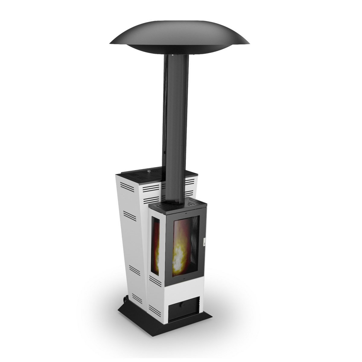 Parasol à pellet HOTSPOT blanc