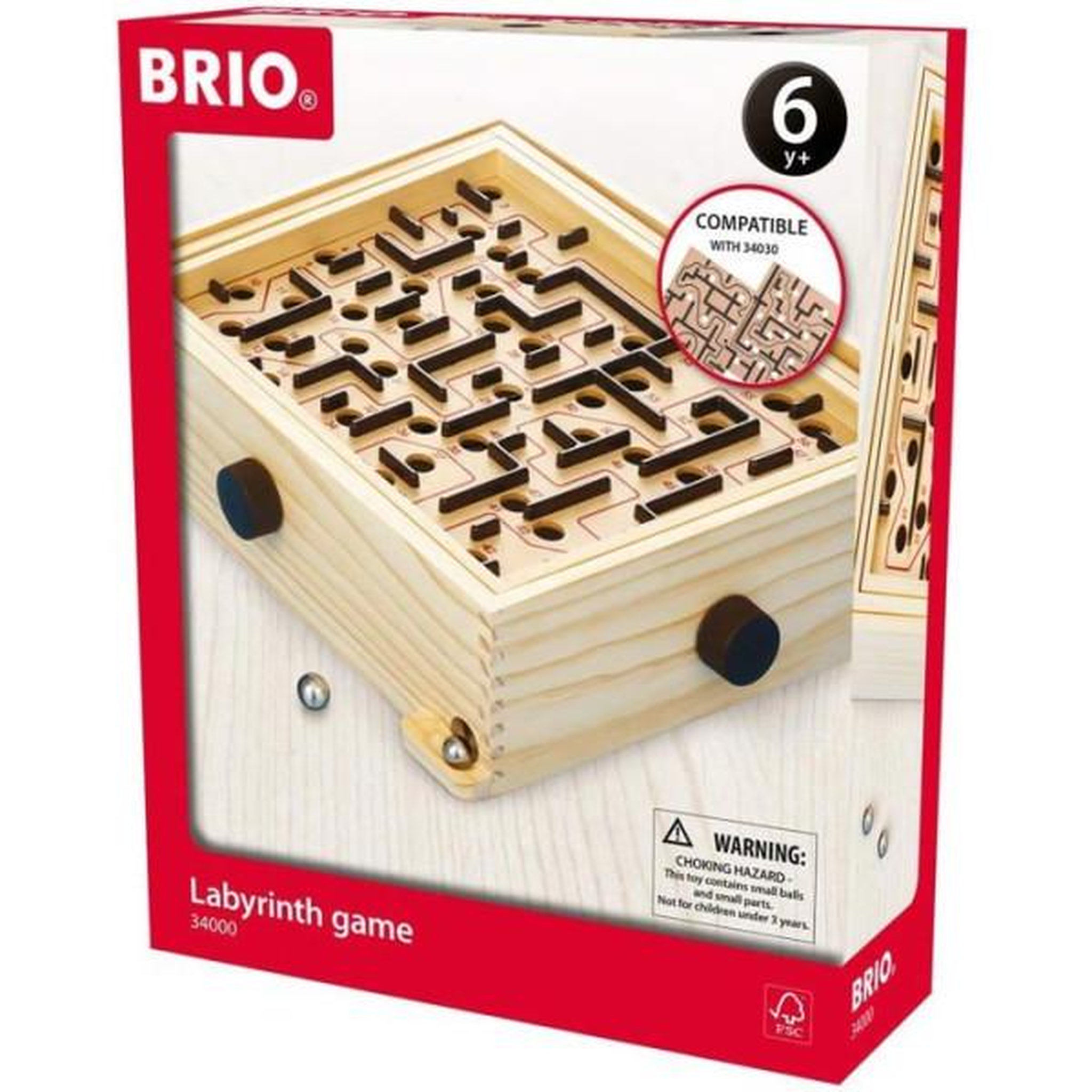 Voir la diapositive 2 : Brio Jeu de labyrinthe brio en bois - ravensburger - mixte - a partir de 6 ans
