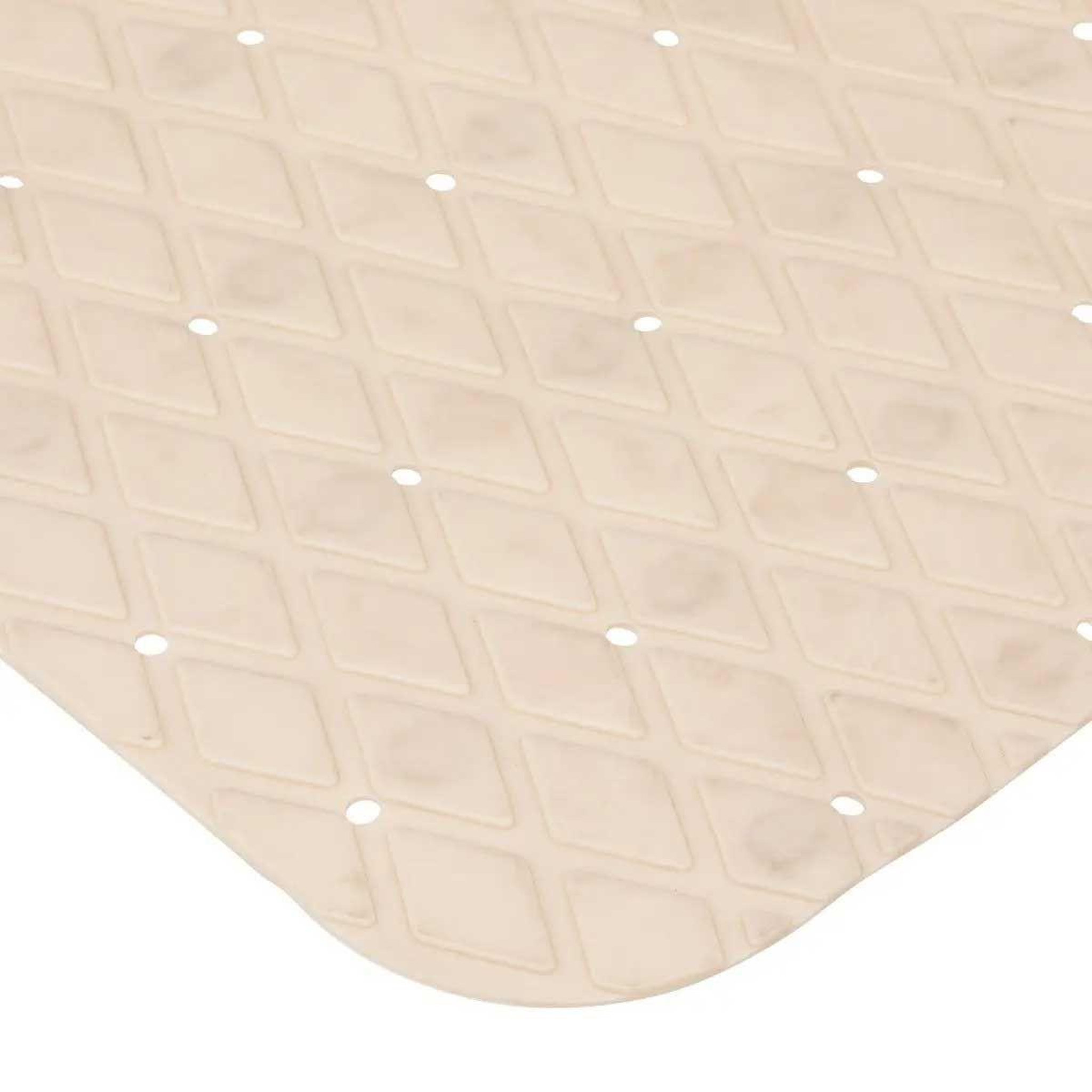 Voir la diapositive 2 : FIVE Fond de Bain PVC  Diamond  35x70cm Beige Lin