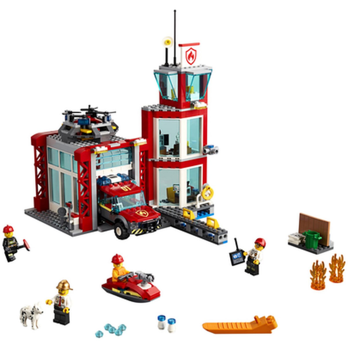LEGO City 60215 La caserne de pompiers