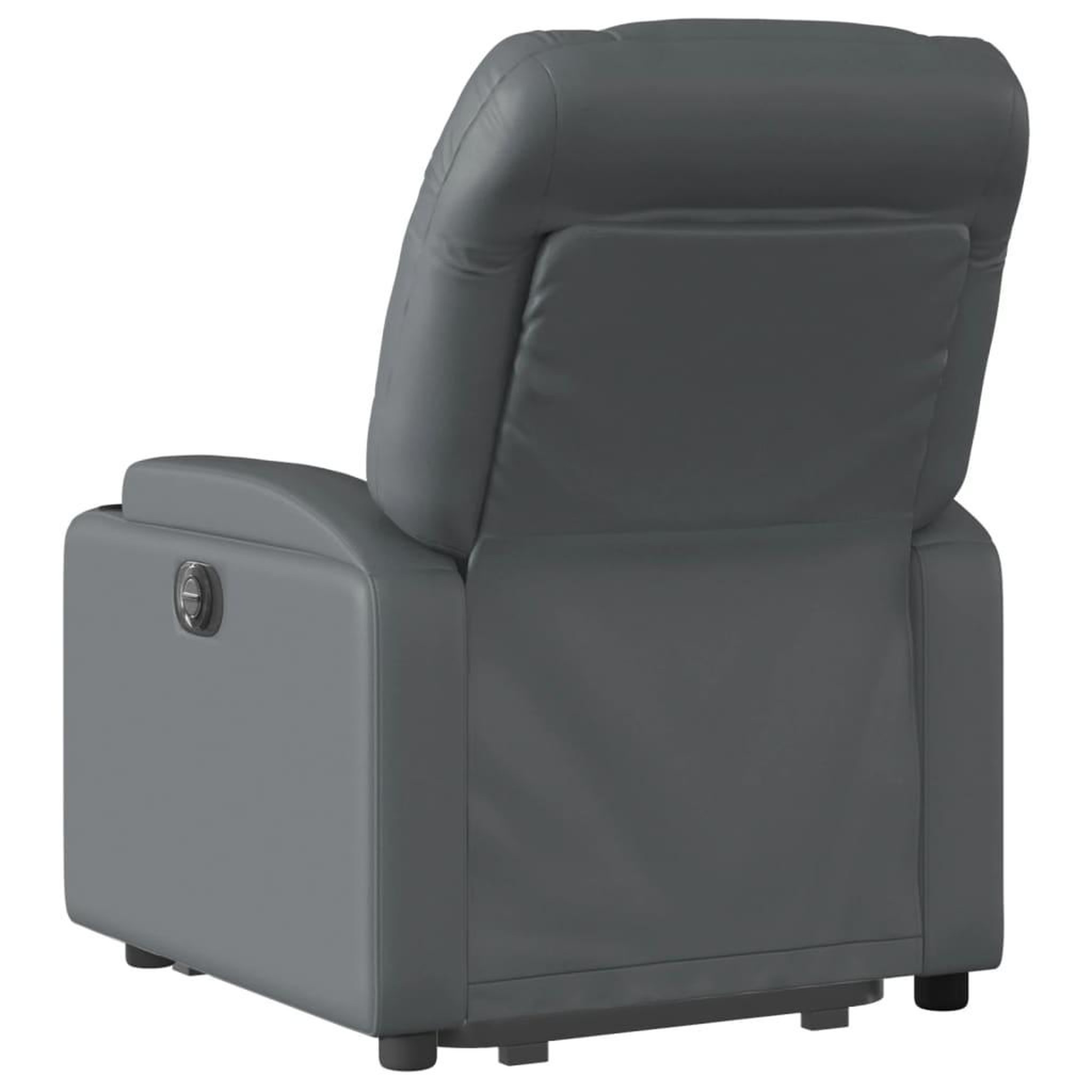 Voir la diapositive 5 : VIDAXL Fauteuil inclinable de massage electrique gris similicuir