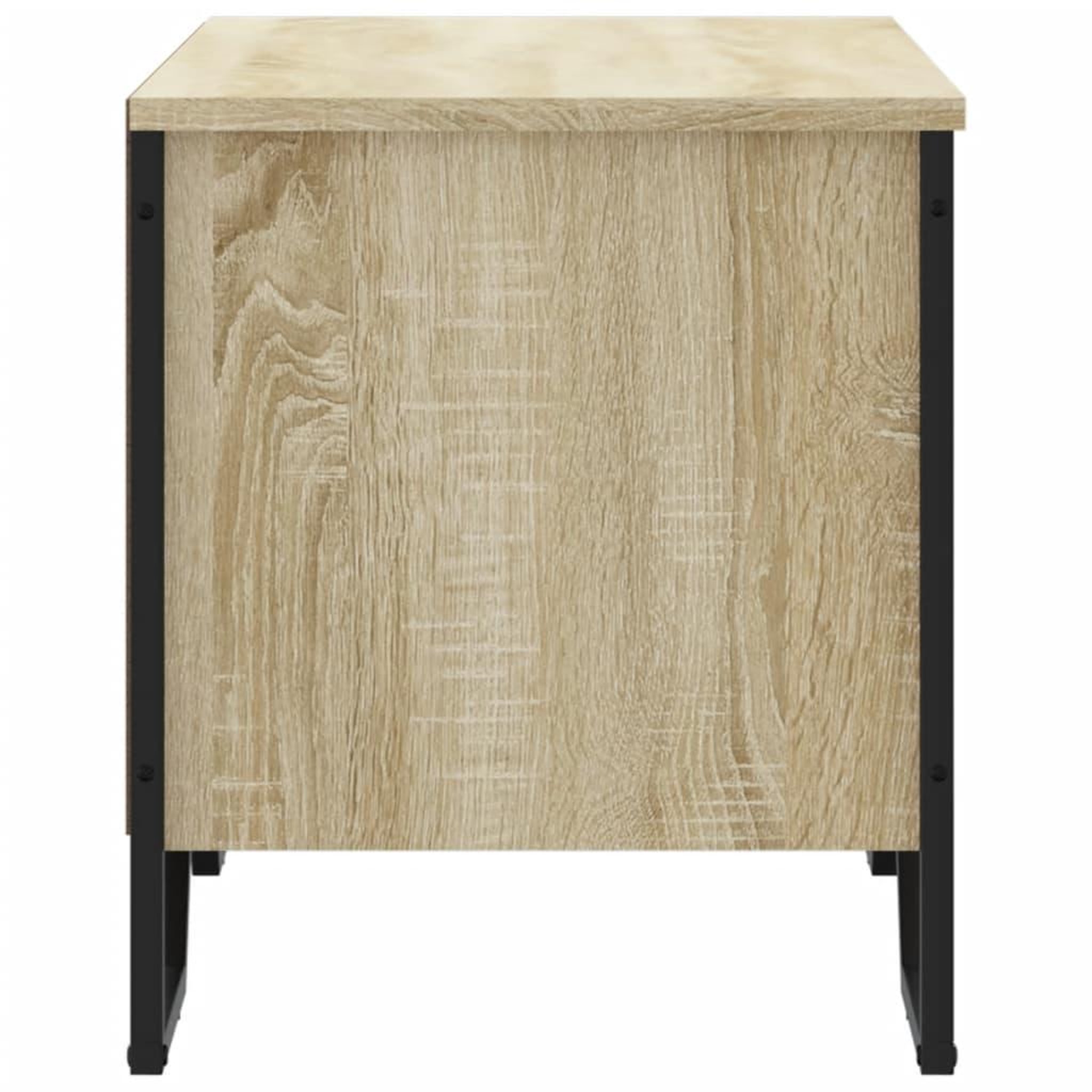 Voir la diapositive 5 : VIDAXL Armoire a chaussures chene sonoma 90x38x45,5 cm