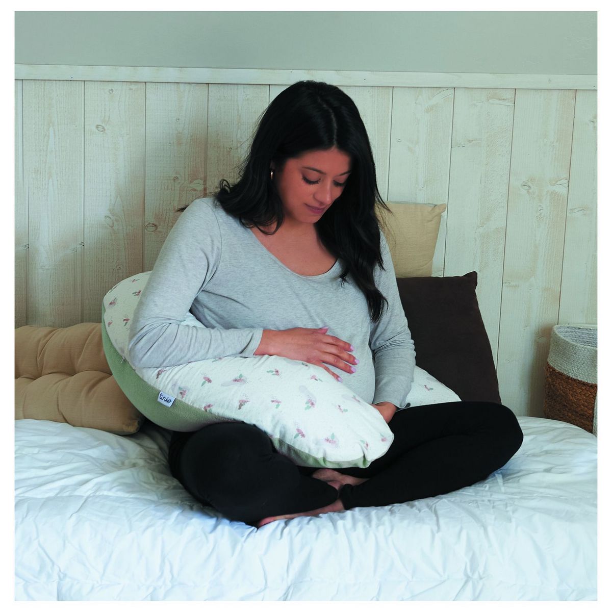 TINEO Coussin de maternité vert 