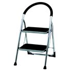 Centaure Marchepied double fonction CHROME 2 marches - hauteur de travail 2,50m