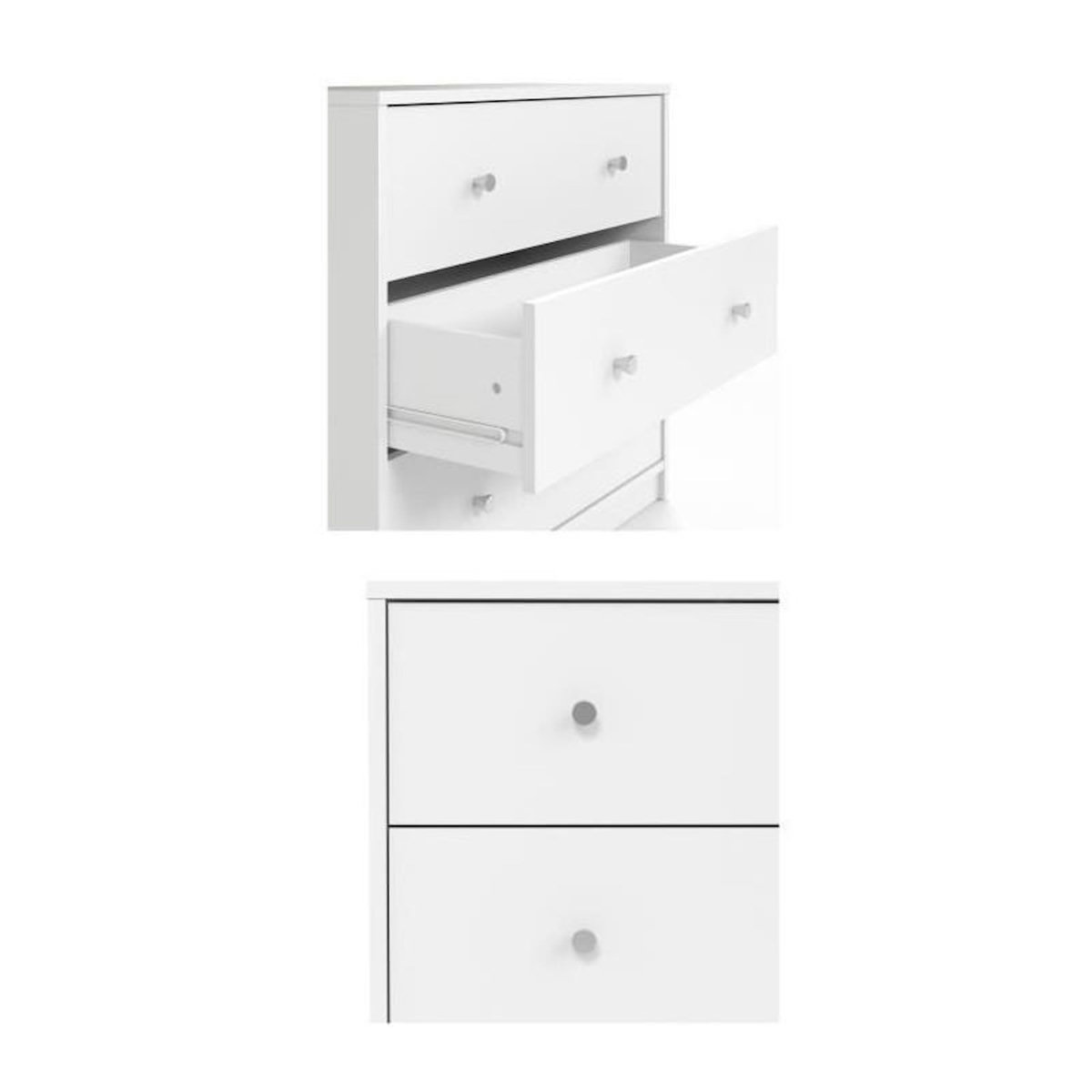 FINLANDEK FINLANDEK Commode de chambre TYYLIKÄS style contemporain décor blanc - L 72 cm