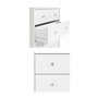 Voir la diapositive 4 : FINLANDEK FINLANDEK Commode de chambre TYYLIKÄS style contemporain décor blanc - L 72 cm