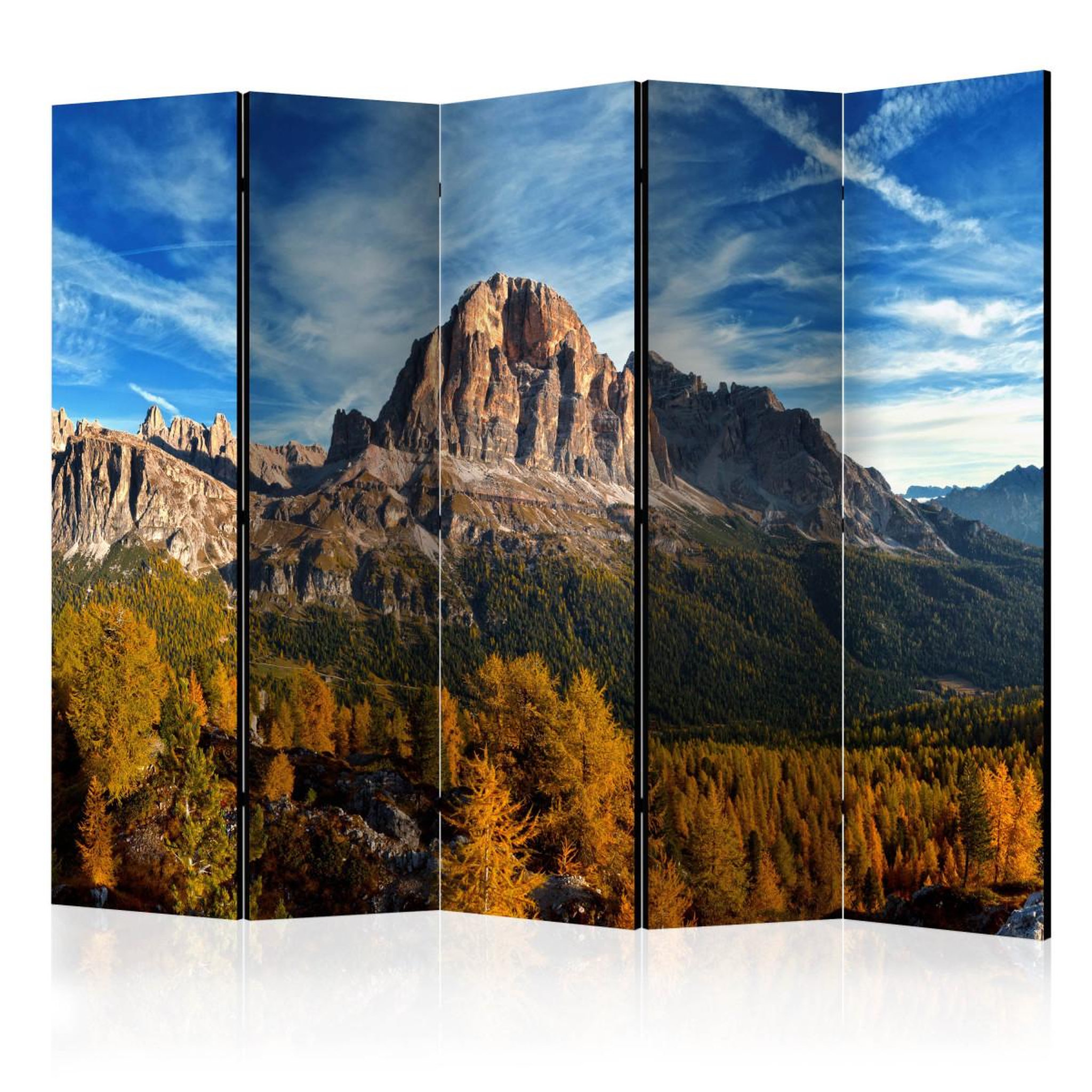 Paris Prix Paravent 5 volets  panoramic view of italian dolomites  172x225cm