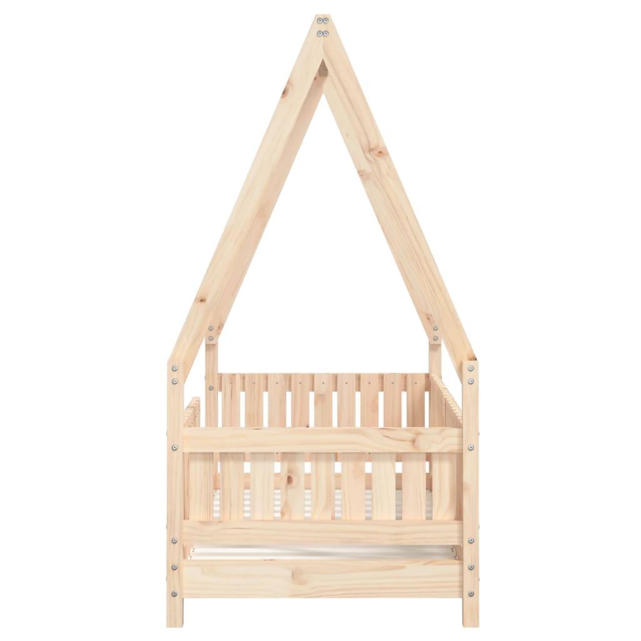 Voir la diapositive 5 : VIDAXL Cadre de lit pour enfant 70x140 cm bois de pin massif