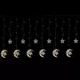  Guirlande lumineuse électrique lunes 2,5 mètres 138 LED