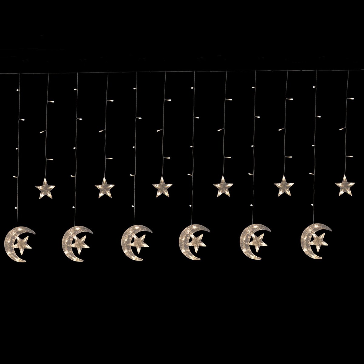  Guirlande lumineuse électrique lunes 2,5 mètres 138 LED