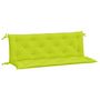 Voir la diapositive 2 : VIDAXL Coussins de banc de jardin lot de 2 vert vif tissu Oxford