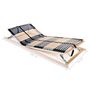 Voir la diapositive 6 : VIDAXL Sommier a lattes sans matelas avec 42 lattes 7 zones 70x200 cm