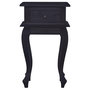 Voir la diapositive 2 : VIDAXL Table de chevet Cafe noir clair 35x30x60cm Bois d'acajou massif