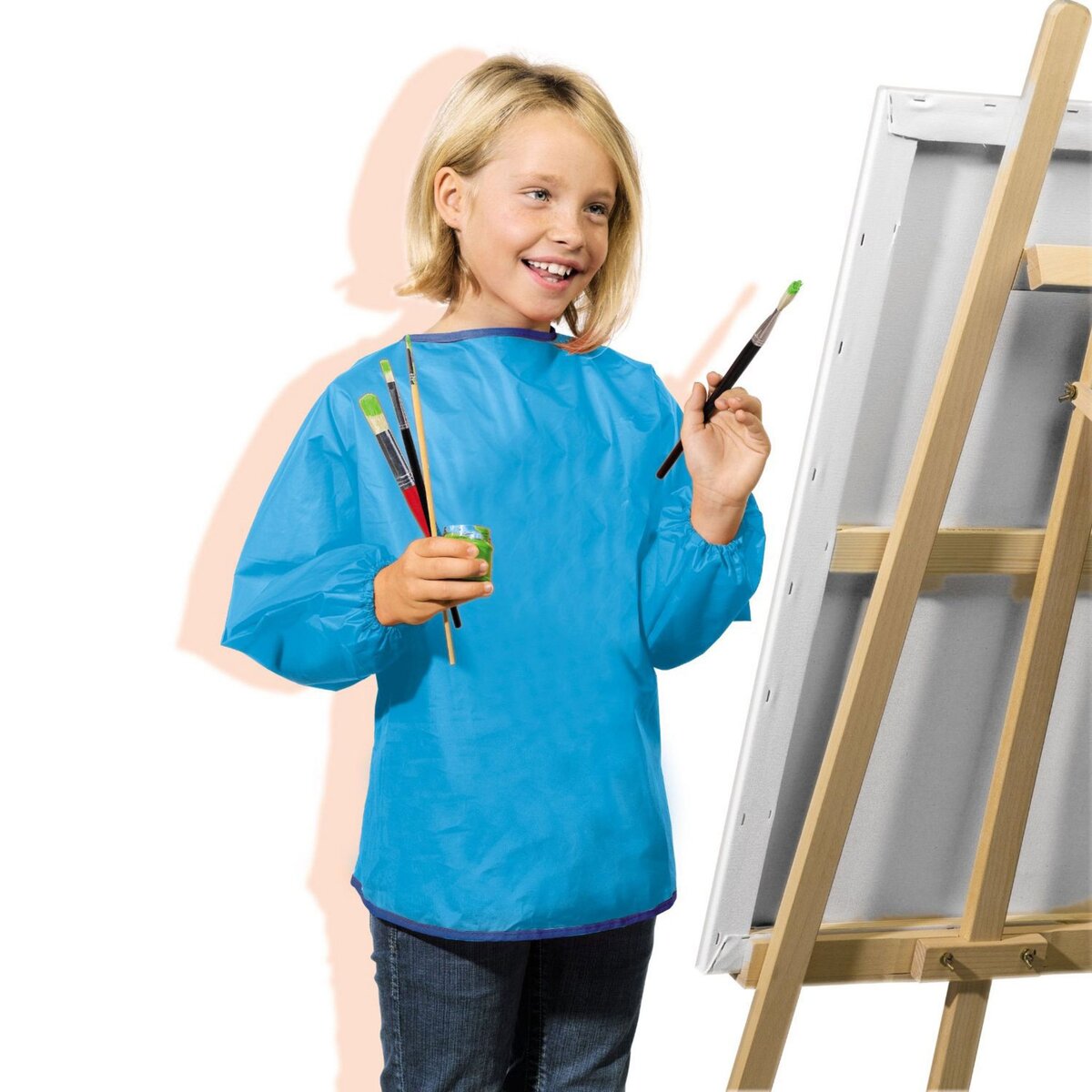 Protégez les vêtements de votre enfant avec le tablier peinture