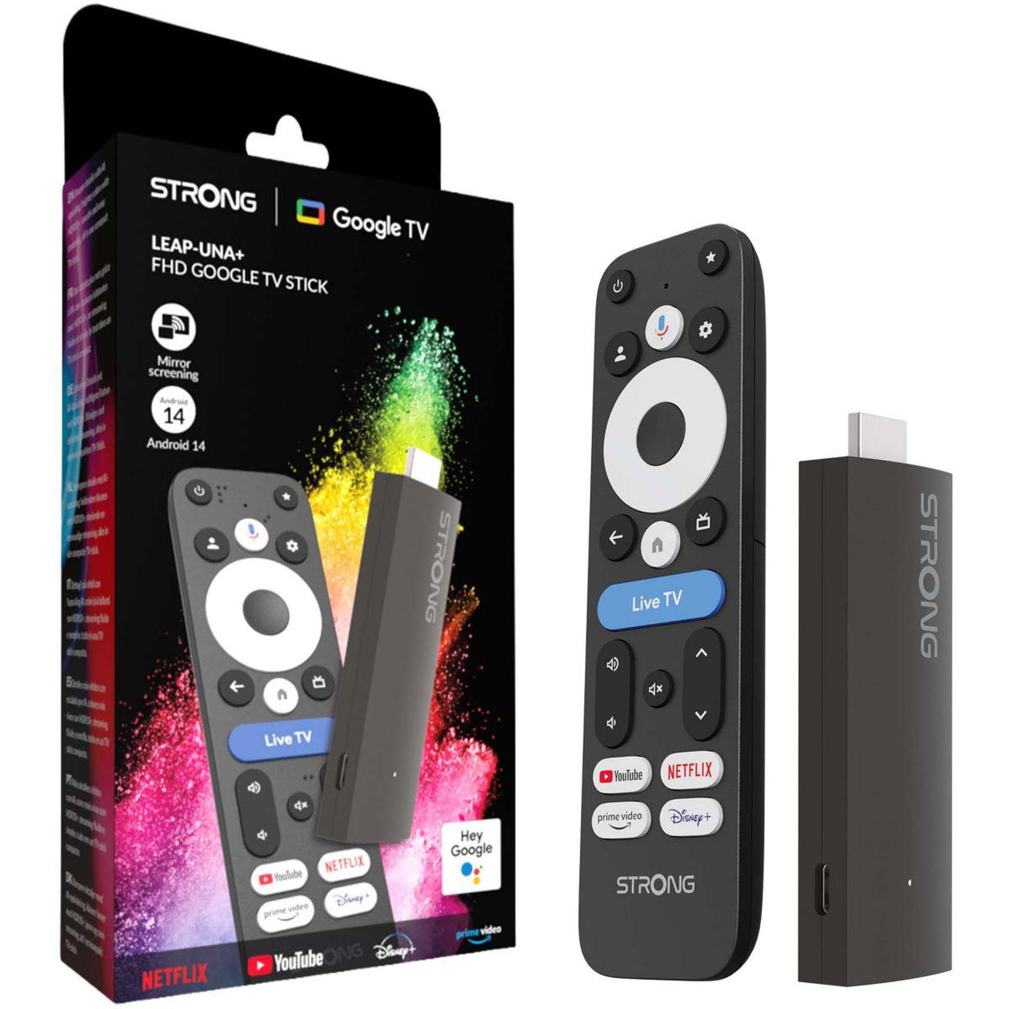 Strong Clé leap-una + stick android tv fhd