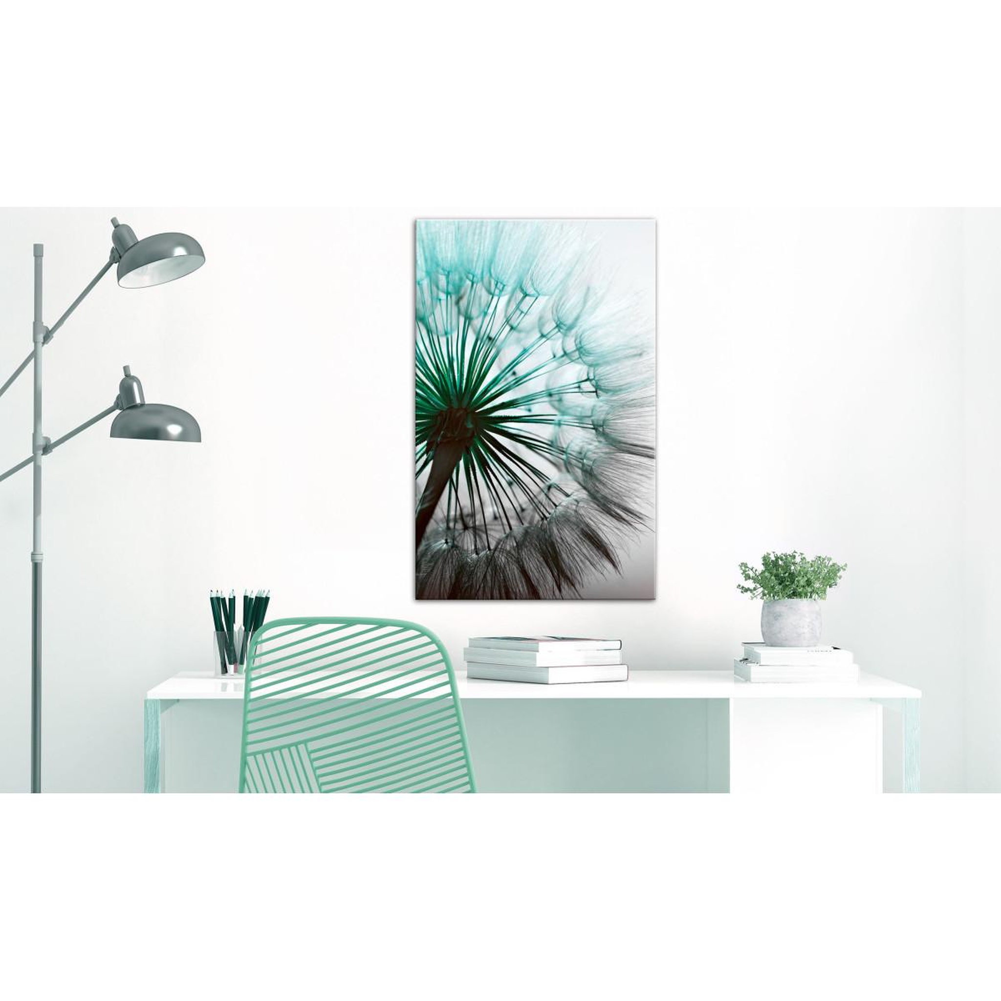 Voir la diapositive 2 : Paris Prix Tableau imprimé  perfect dandelion  40x60cm