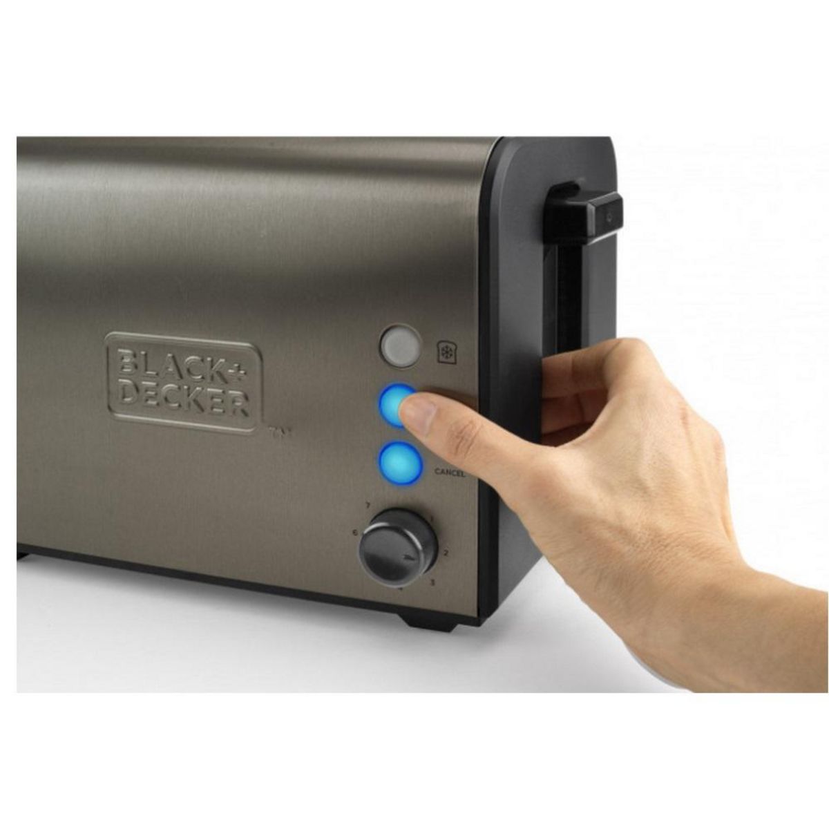 Black et Decker Grille-pains 2 fentes 900w gris - BXTO900E