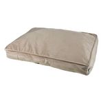 Paris Prix Coussin Rectangle Chien & Chat Velours  Crafty  80cm Noisette
